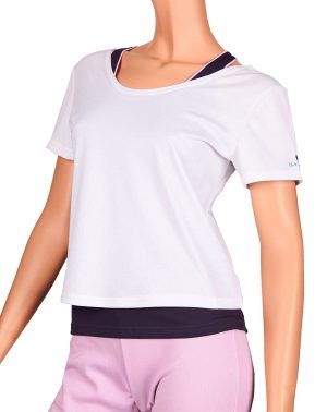 5250S 女士圓領短袖排汗衫
